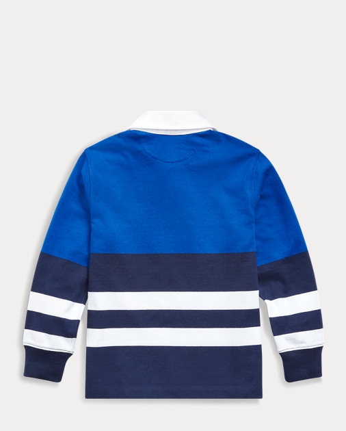 Boys 2-7 Striped Cotton Rugby Shirt 2