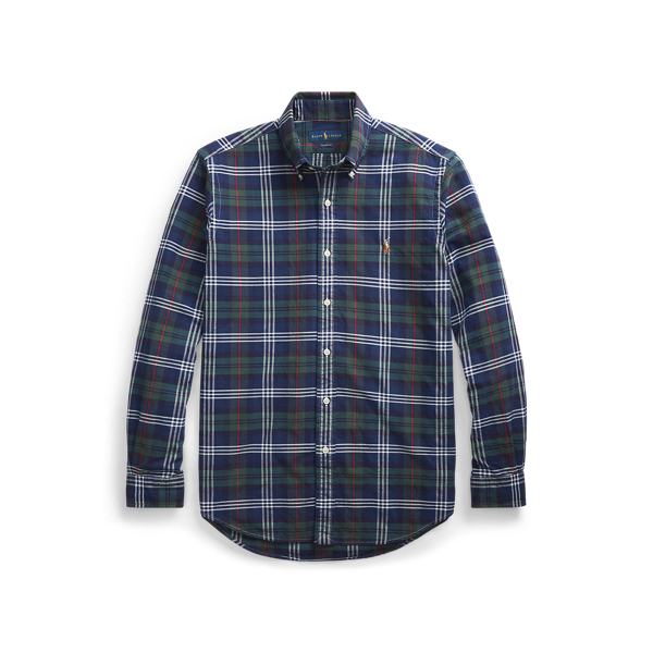 Ralph Lauren Classic-Fit Plaid Oxford 