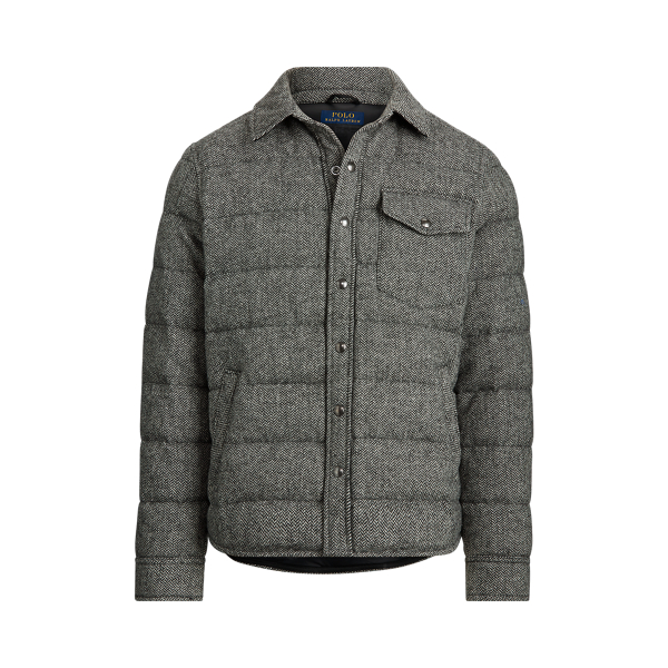 polo ralph lauren quilted shirt jacket