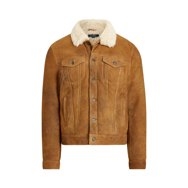 ralph lauren sheepskin jacket