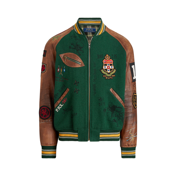 polo college jacket