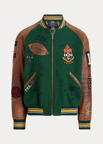 Varsity-Inspired Jacket for Men | Ralph Lauren® UK