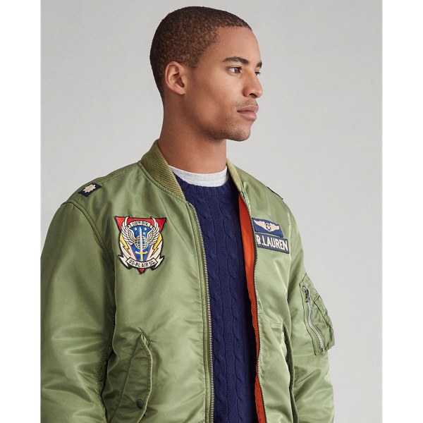 ralph lauren flight bomber jacket