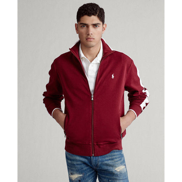 polo ralph lauren men's interlock cotton track jacket