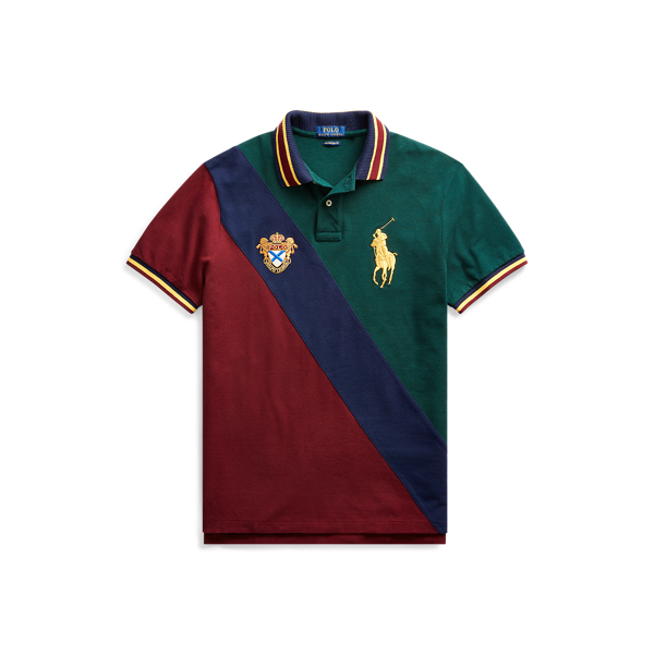 Custom Slim Fit Mesh Polo