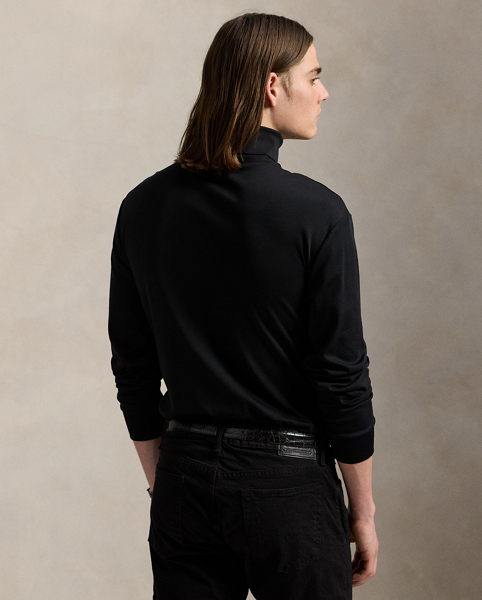 This wear-with-anything roll neck is made from the same smooth interlock fabric that's used in our Soft Cotton Polo shirts.