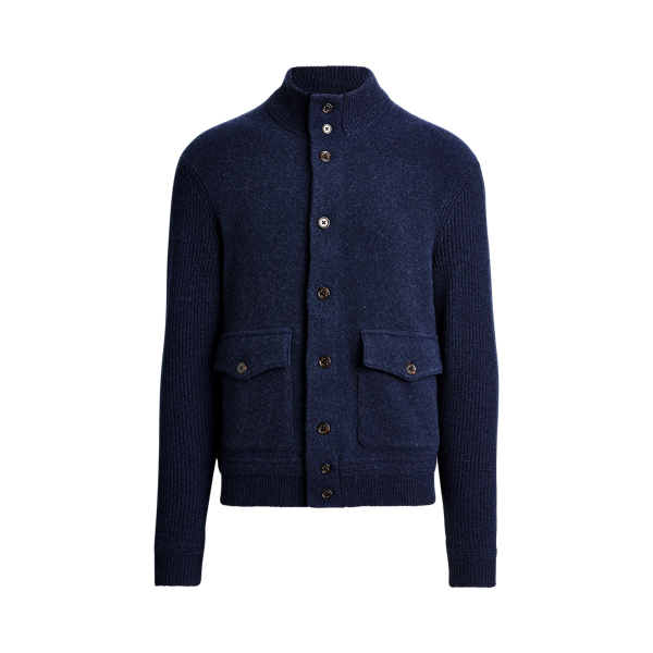 Wool-Cashmere Skeet Cardigan