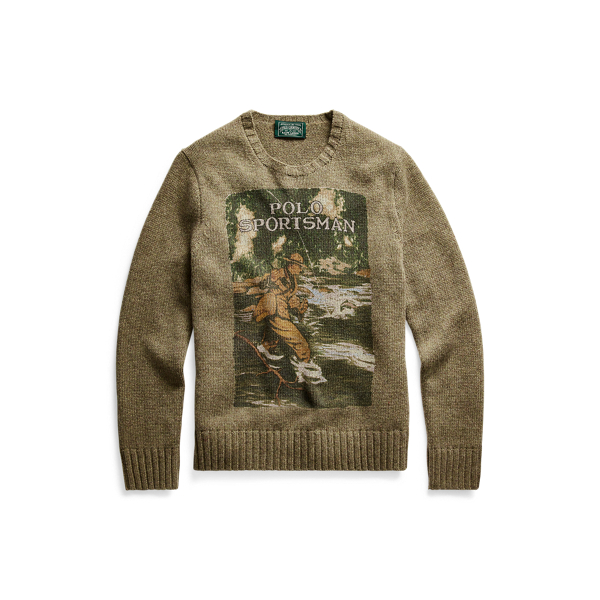 Sportsman Wool Jumper for Men | Ralph Lauren® UK