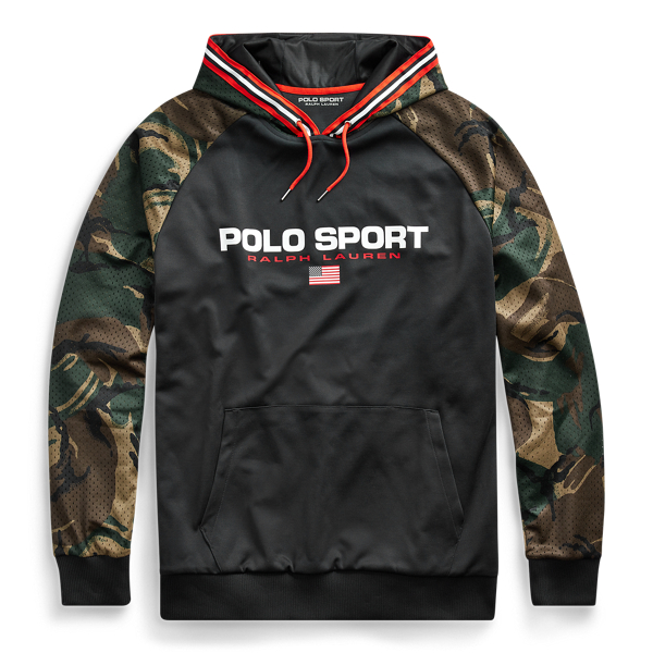 polo ralph lauren classic athletic hooded sweat top