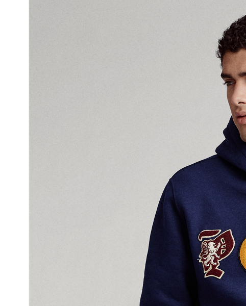 Cotton-Blend-Fleece Hoodie