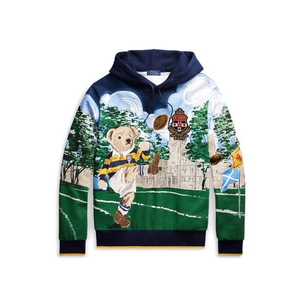 ralph lauren rugby bear hoodie