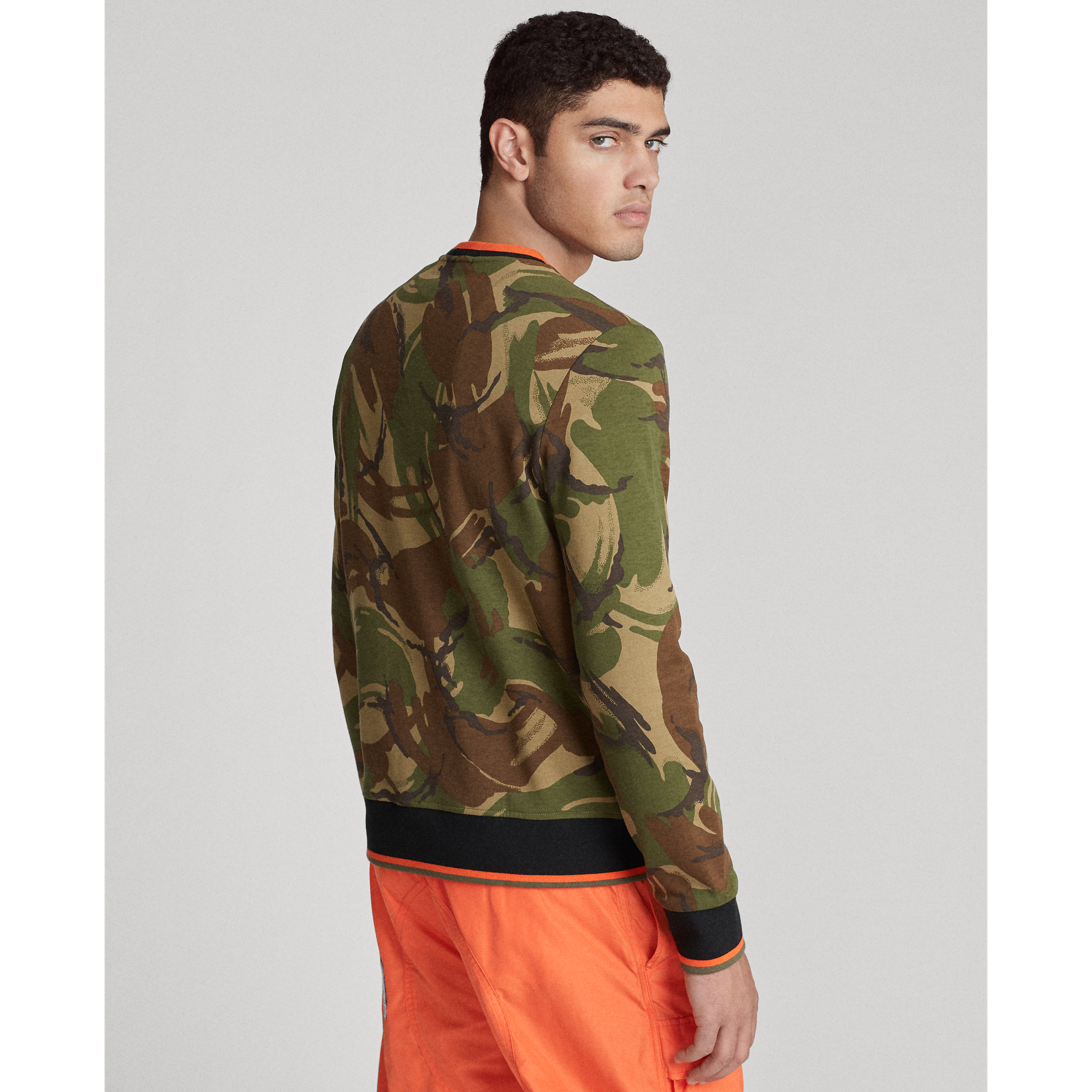 Polo bear clearance camo sweatshirt