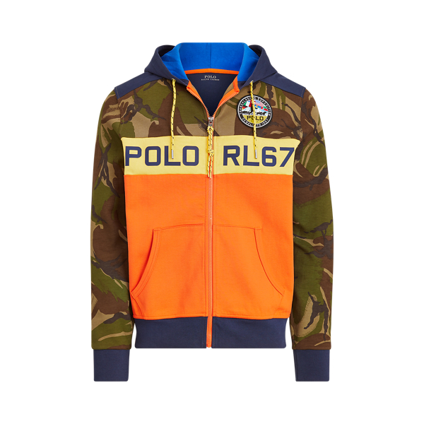 orange polo ralph lauren hoodie