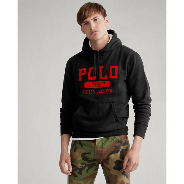 polo ralph lauren fleece graphic hoodie
