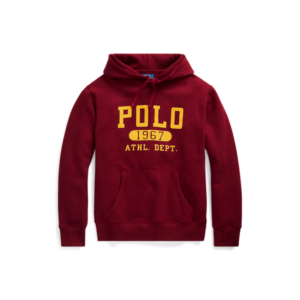 burgundy polo hoodie