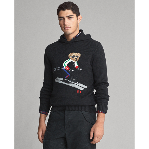 ralph lauren ski bear hoodie