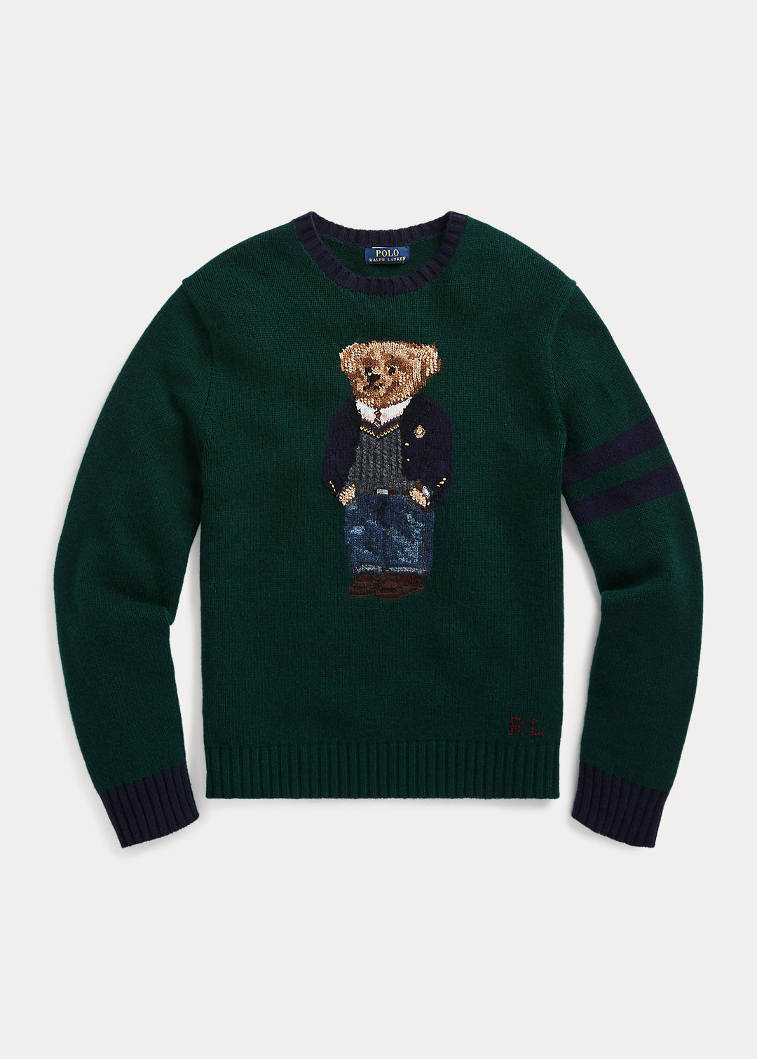 Big & Tall Polo Bear Sweater 2