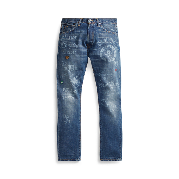 Slim-Fit-Jeans Sullivan mit Grafik