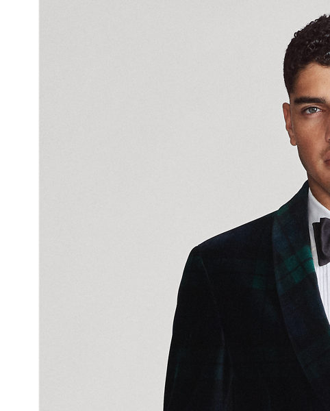 Polo Tartan Velvet Jacket