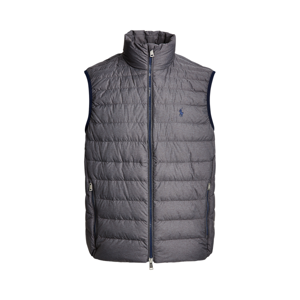 mens black ralph lauren gilet