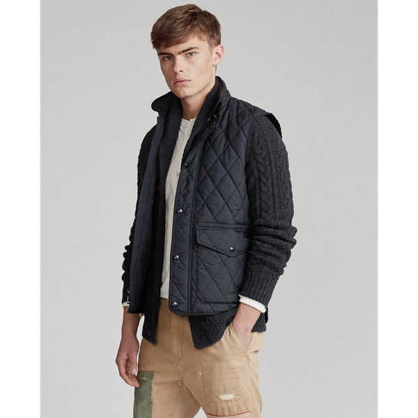 polo ralph lauren men's iconic quilted vest