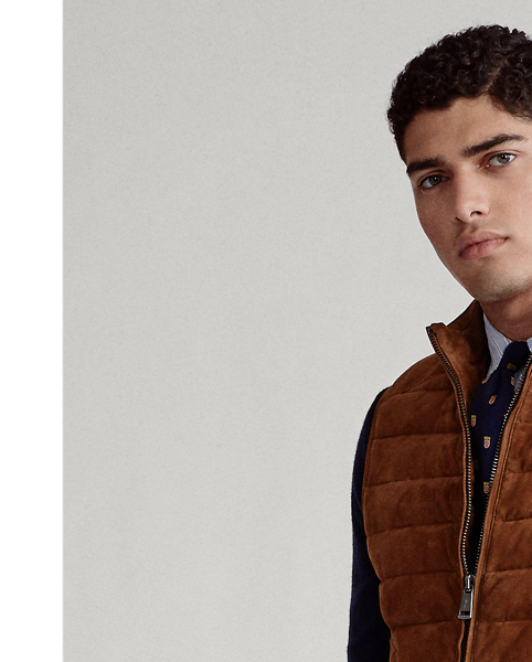 Quilted Suede Vest
