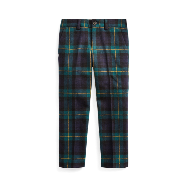 Slim Fit Tartan Wool Trouser for Children | Ralph Lauren® UK