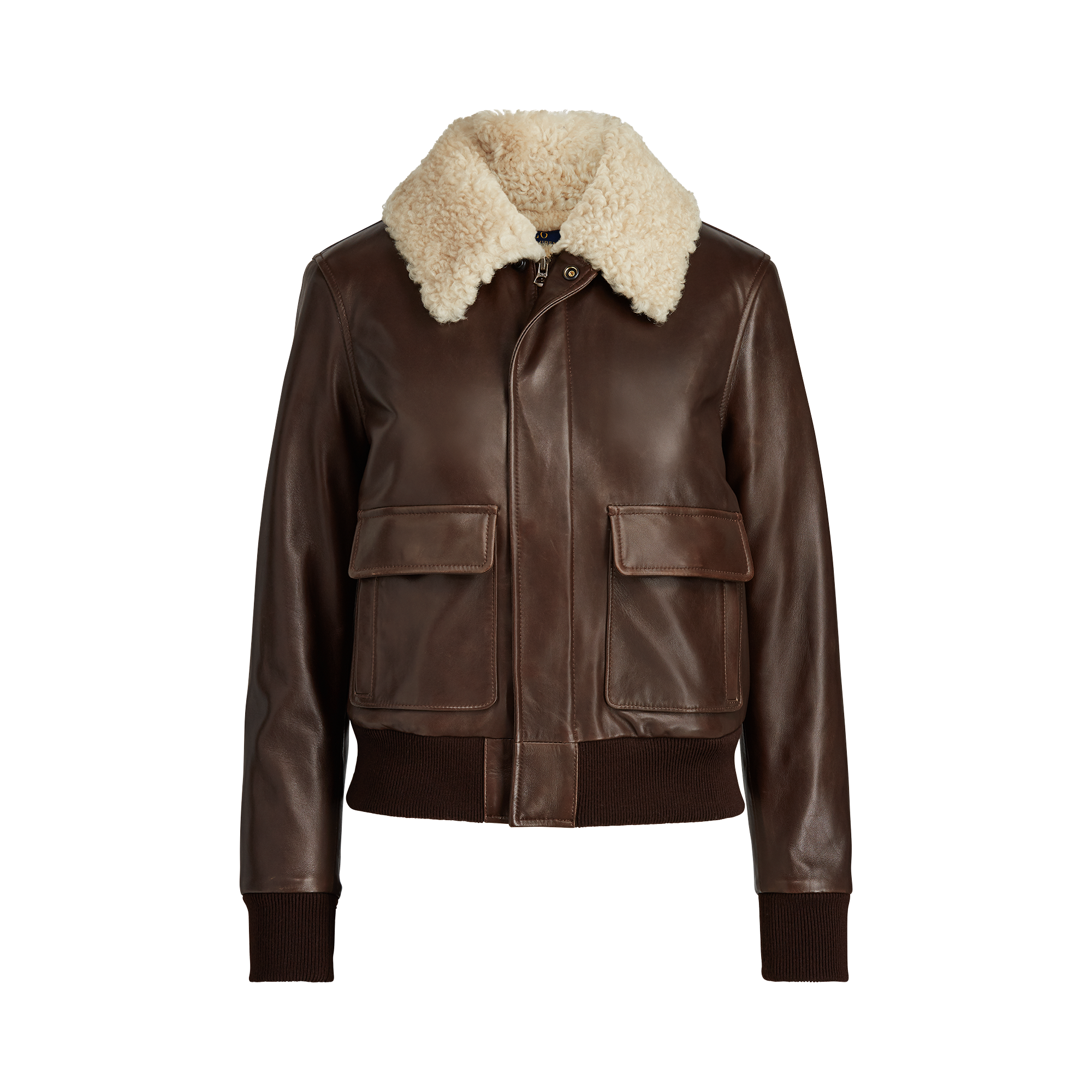 Ralph Lauren Shearling Bomber Jacket. 2