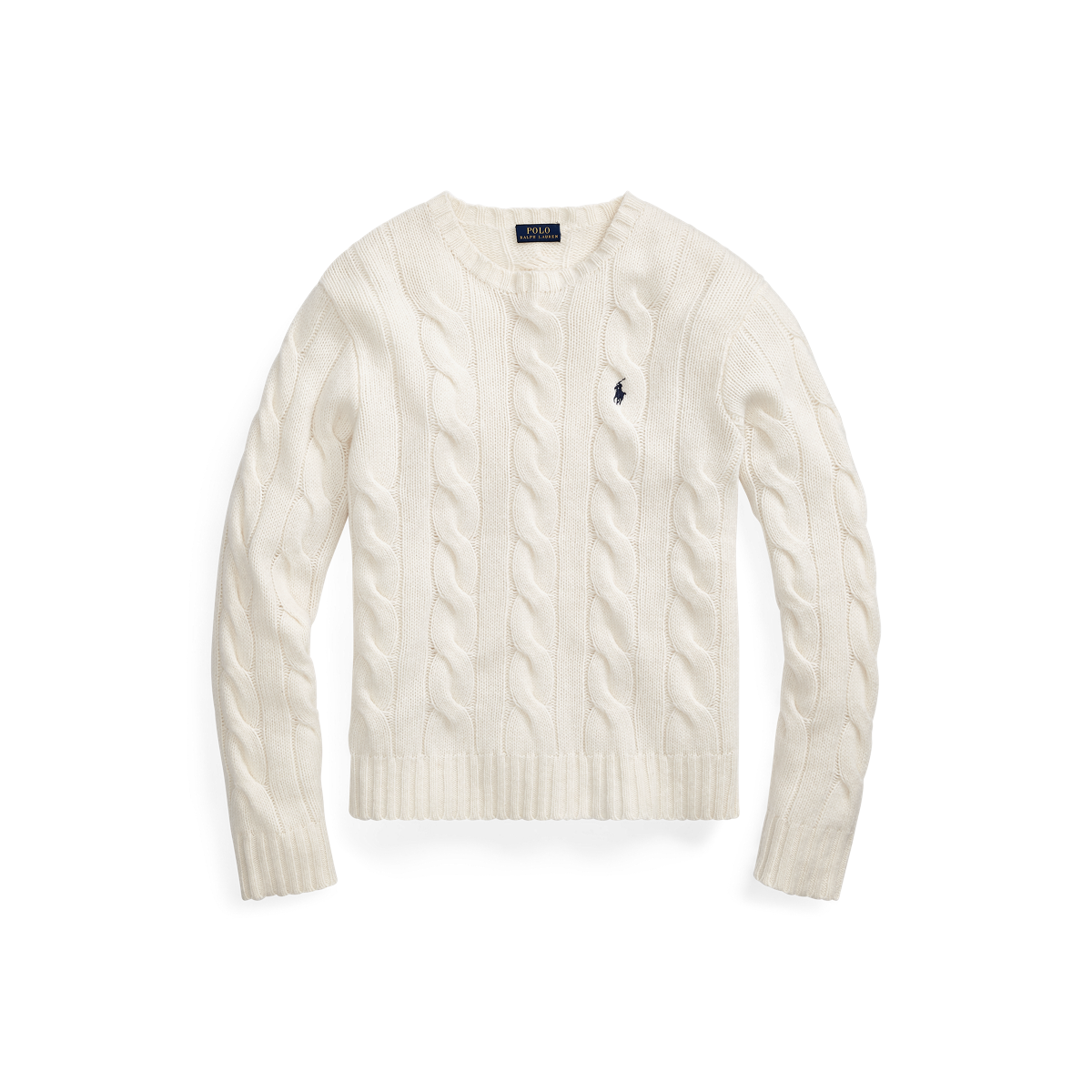 Cable-Knit Wool-Blend Sweater