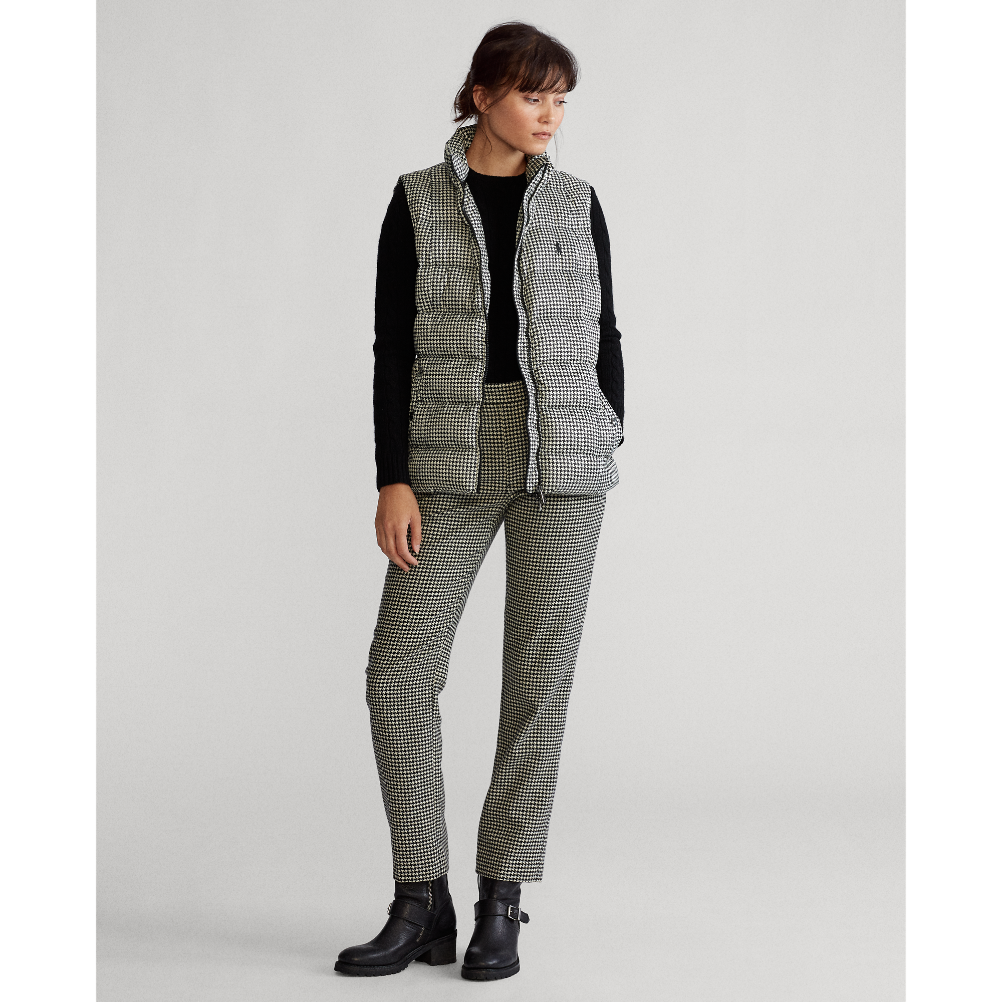 Ralph Lauren Gilet en duvet pied-de-poule. 3