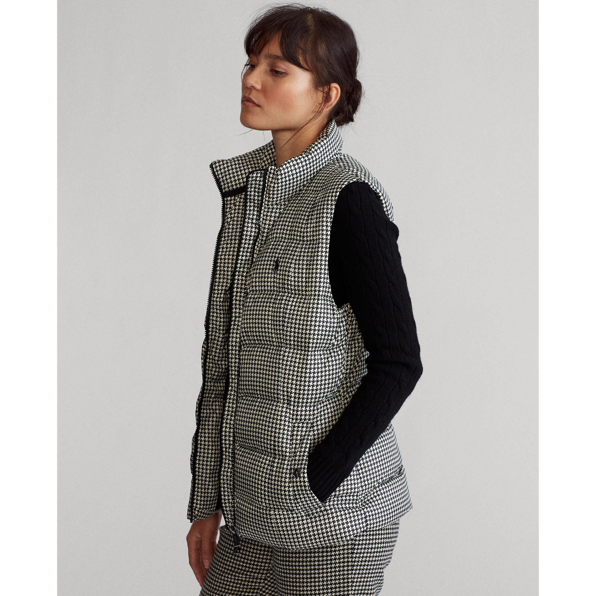 Ralph Lauren Gilet en duvet pied-de-poule. 4