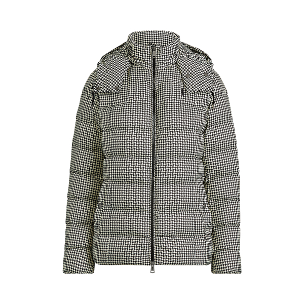 ralph lauren women's houndstooth coat