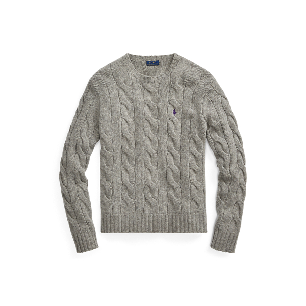 ralph lauren sport cable knit sweater