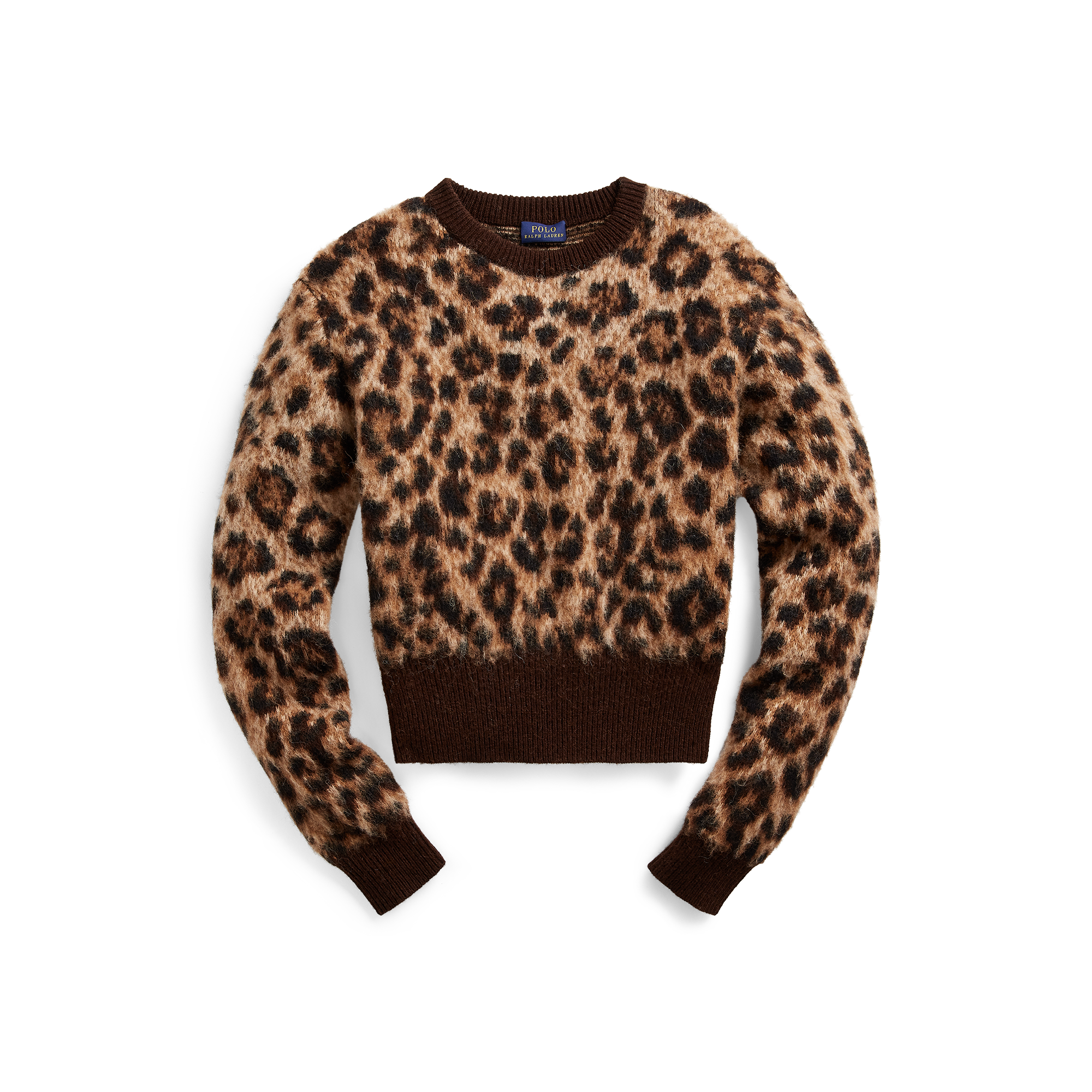 Ralph Lauren Leopard-Print Wool Sweater. 2