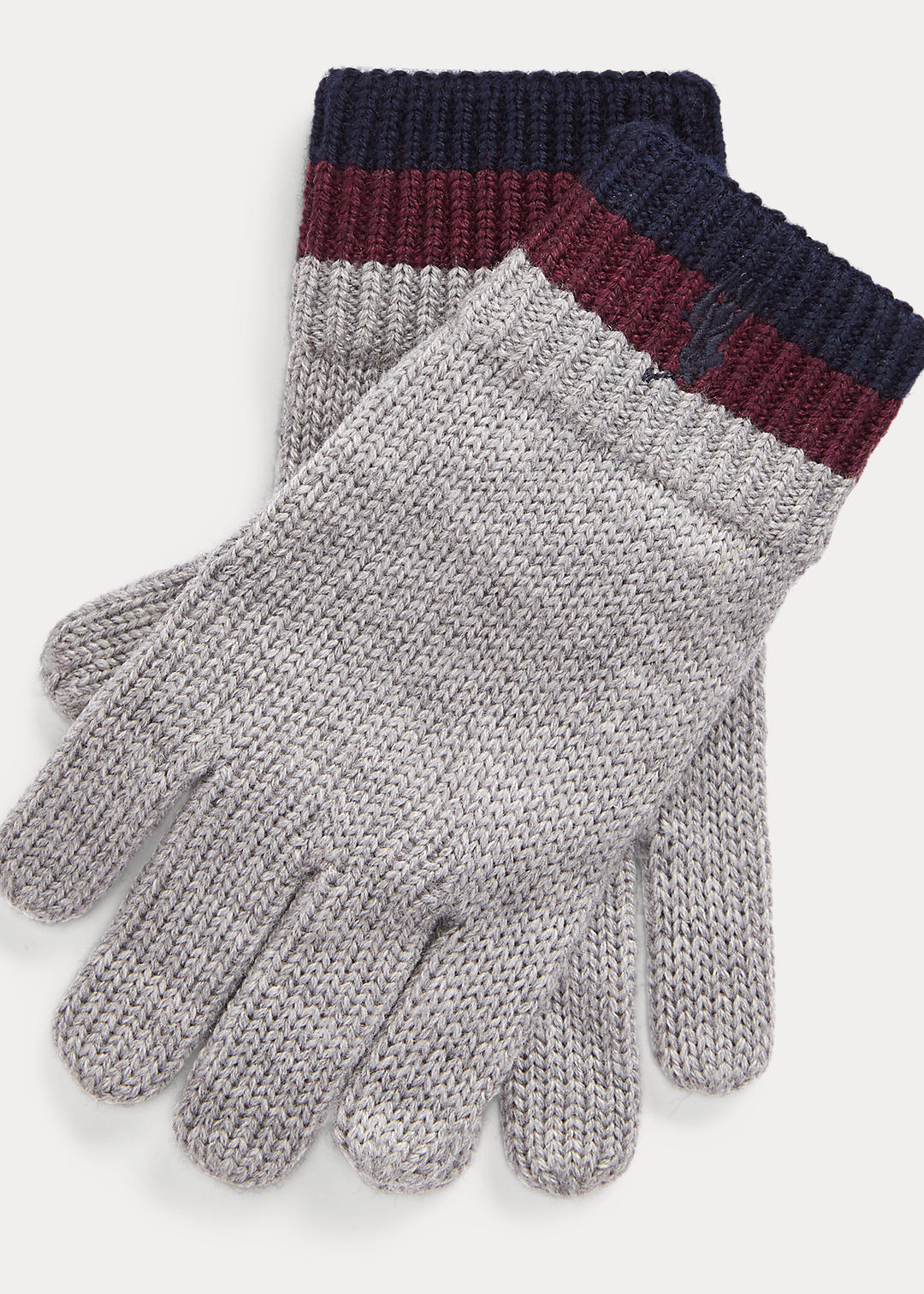 BOYS 1.5-6 YEARS Striped Merino Wool Gloves 1