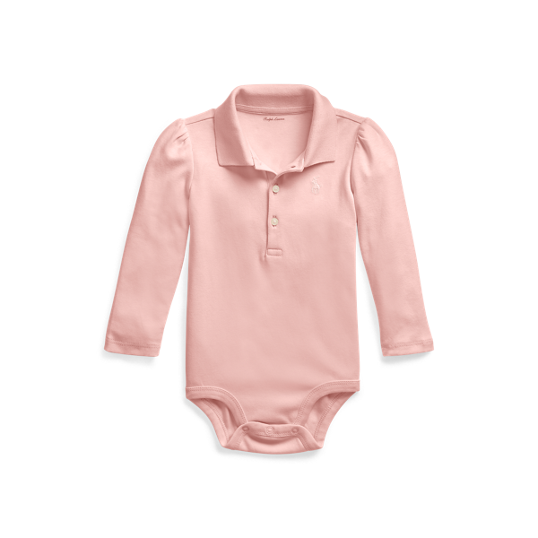 Body polo bébé interlock de coton