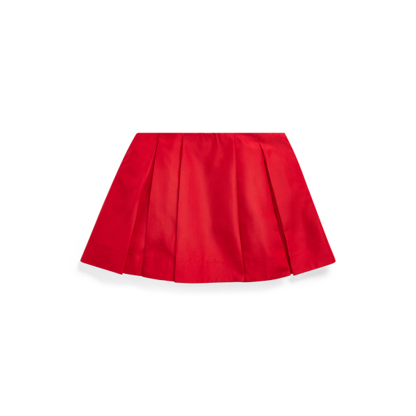 Pleated A-Line Skirt
