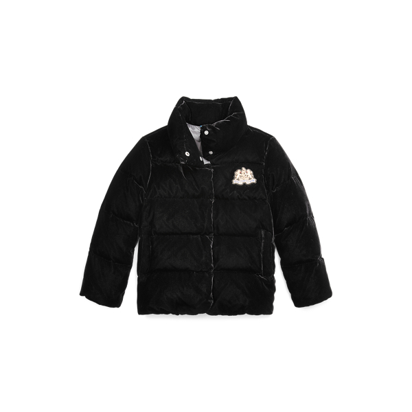 ralph lauren velvet down jacket