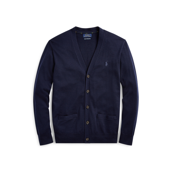 Cardigan slim en mérinos