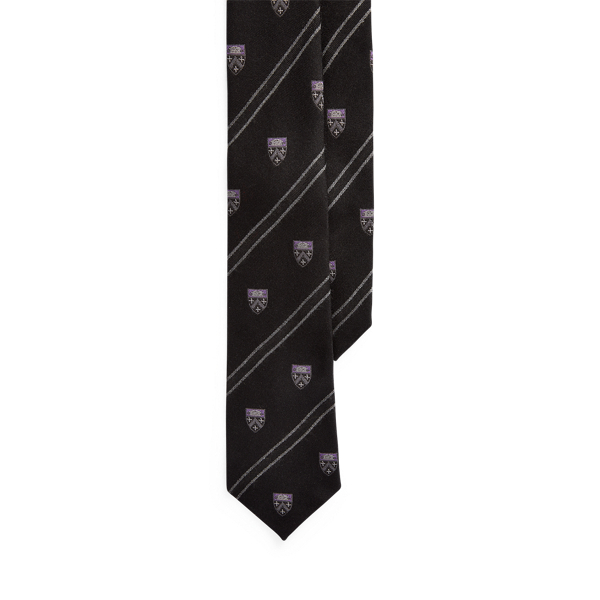 Striped Silk-Cashmere Club Tie