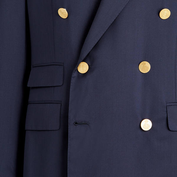 Purple Label Gregory Wool Serge Peak-Lapel Blazer 8