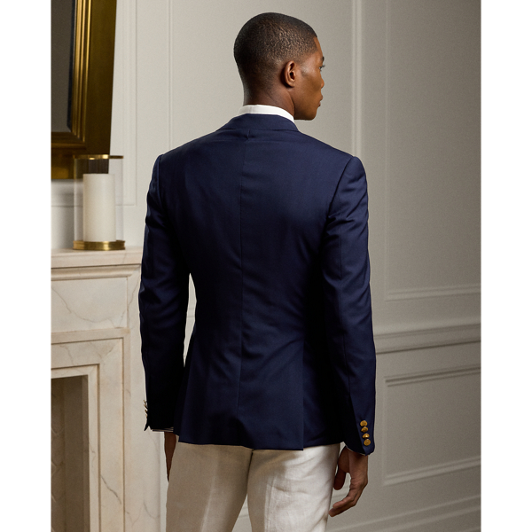 Purple Label Gregory Wool Serge Peak-Lapel Blazer 5