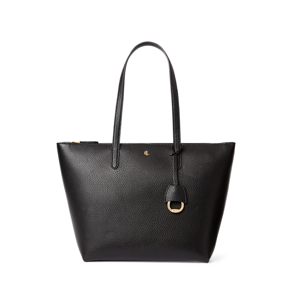 Faux-Leather Small Tote