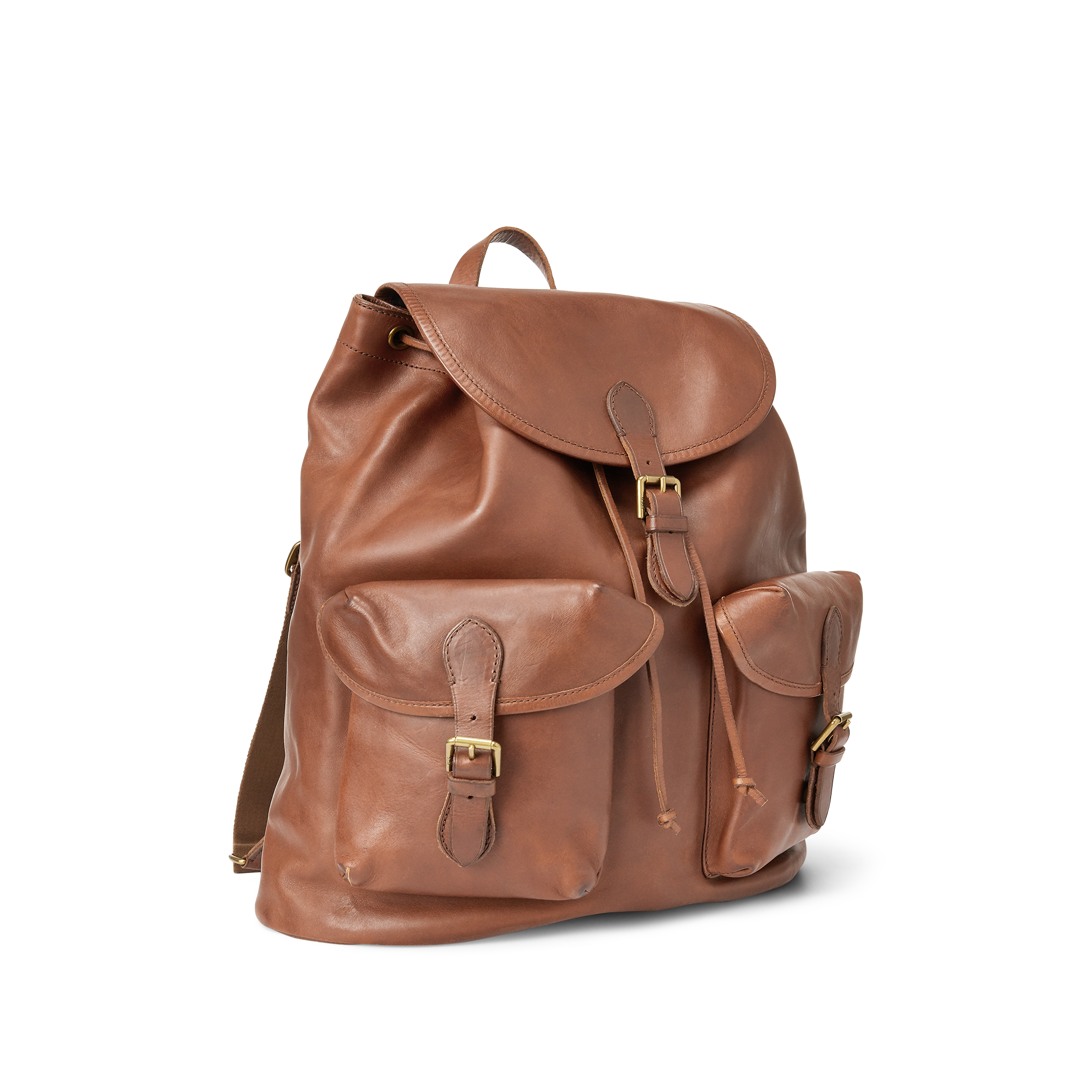 Ralph Lauren Heritage Leather Backpack. 2
