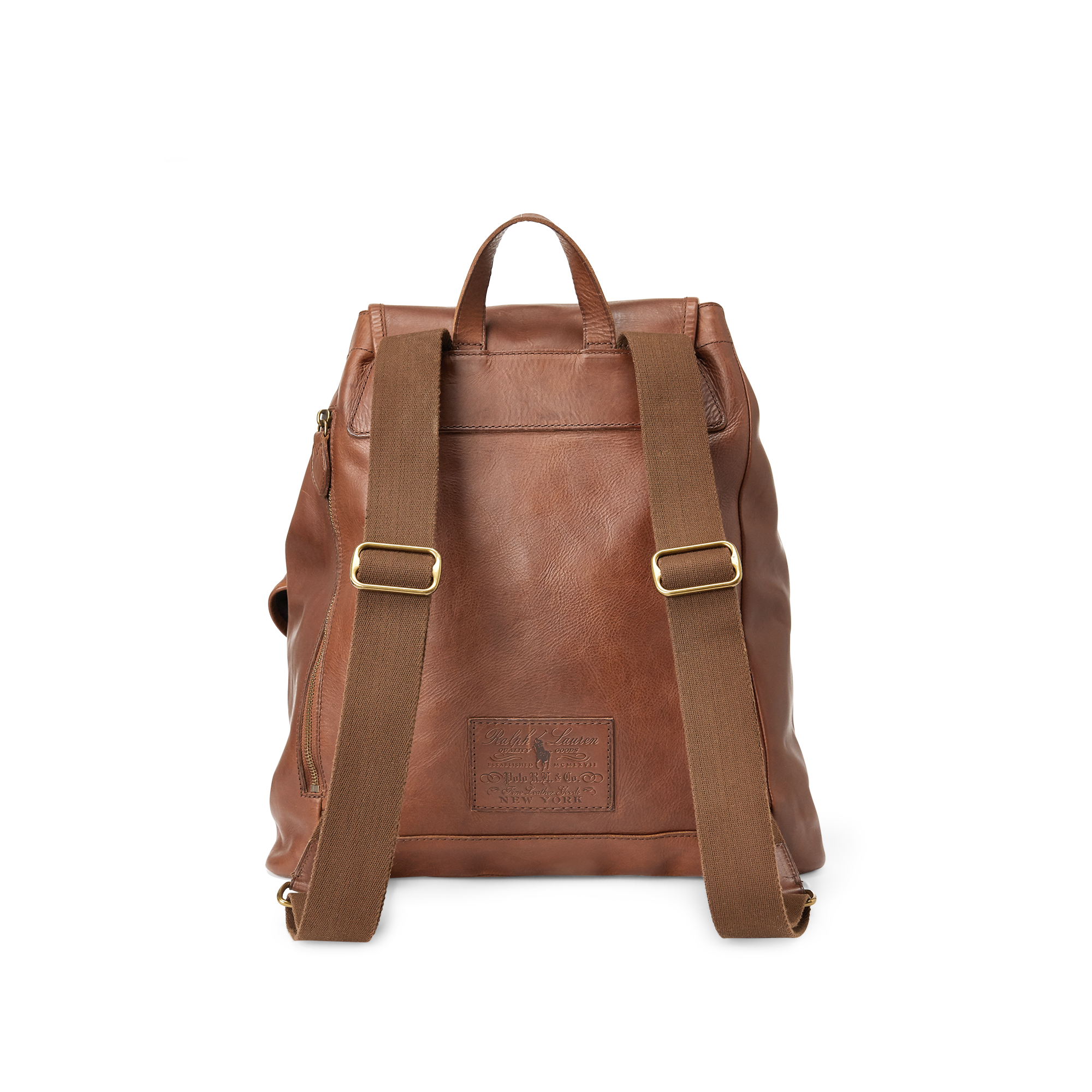 Ralph Lauren Heritage Leather Backpack. 3