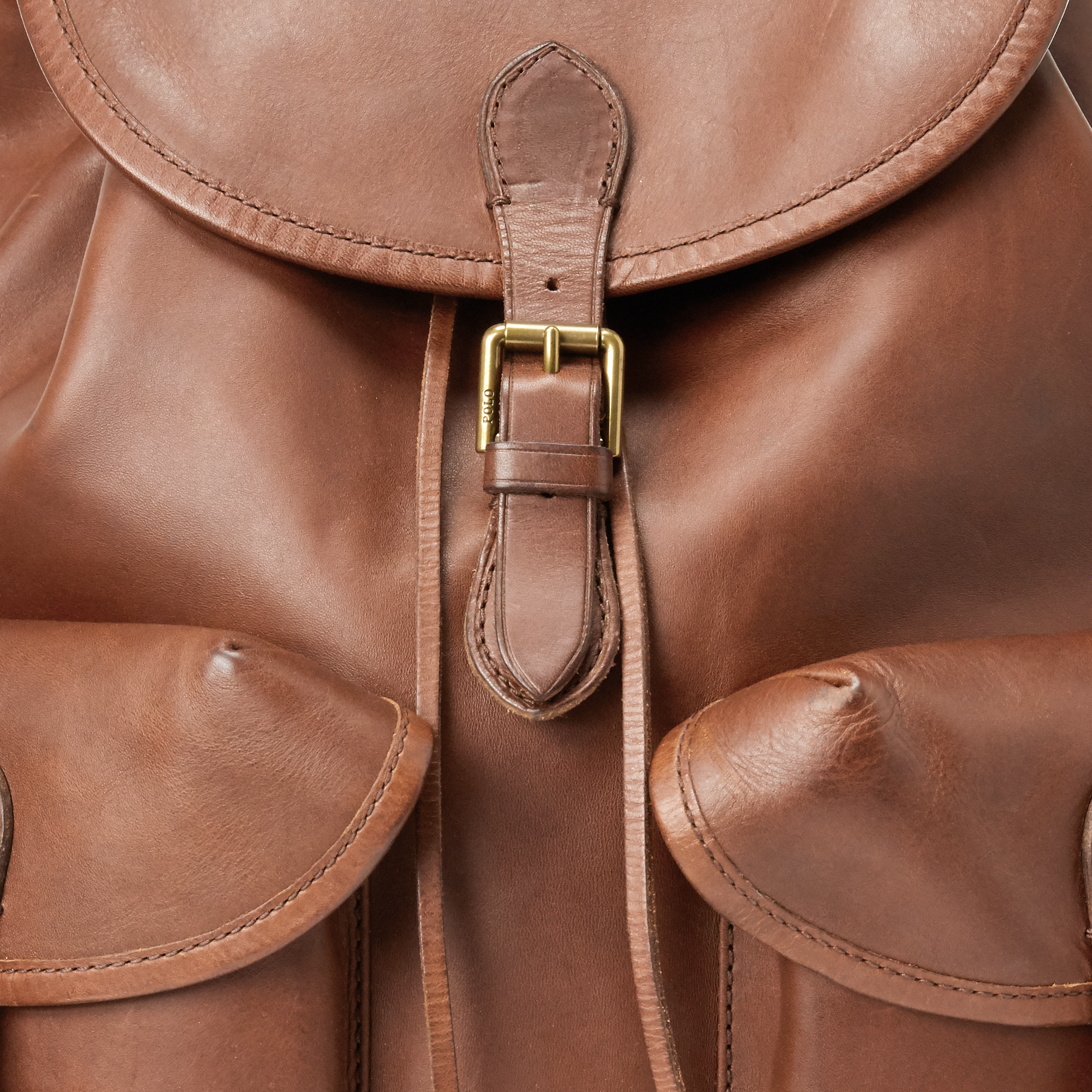 Ralph Lauren Heritage Leather Backpack. 5