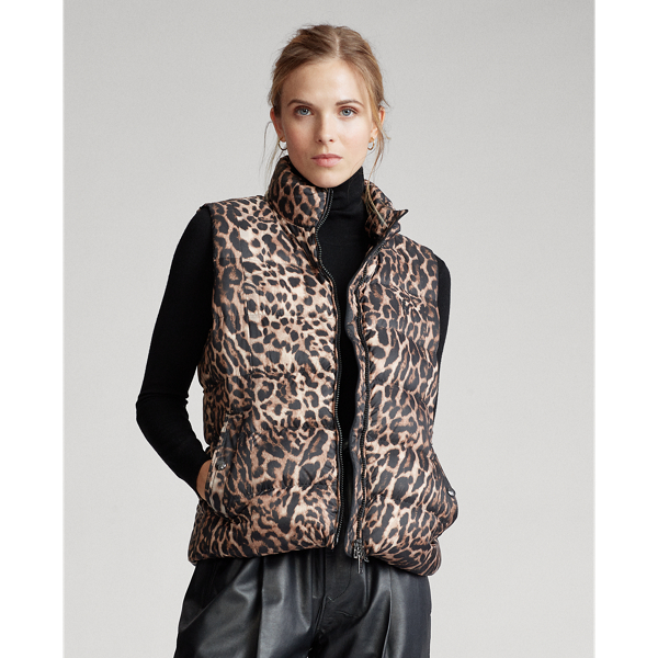 polo ralph lauren leopard coat