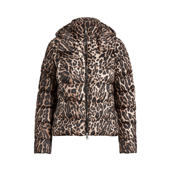 ralph lauren leopard coat