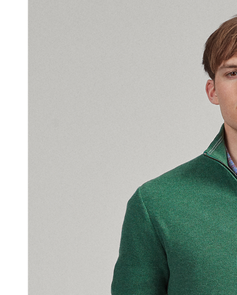 Cotton Half-Zip Jumper