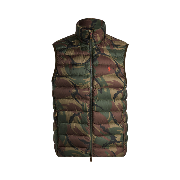 ralph lauren camo gilet